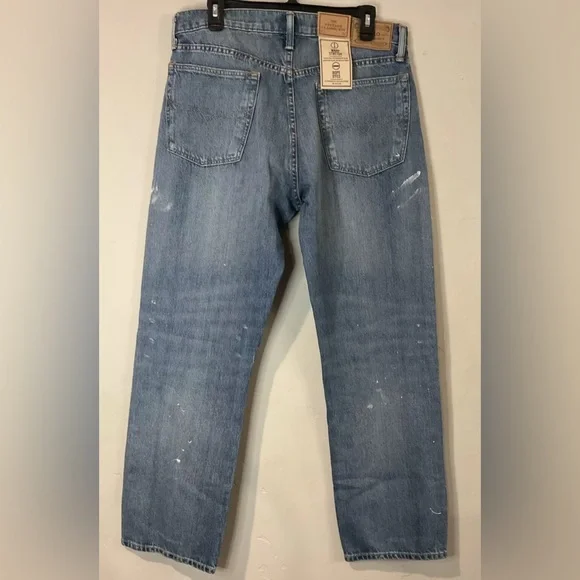 Polo Ralph Lauren Men Vintage Classic Fit Hand Paint Splatter Jeans Sz 32X32 NWT